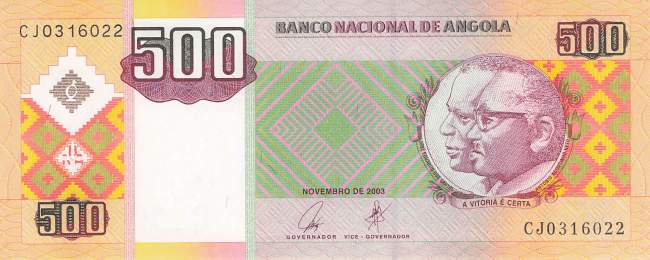 500 Kwanzas 2003 p149a